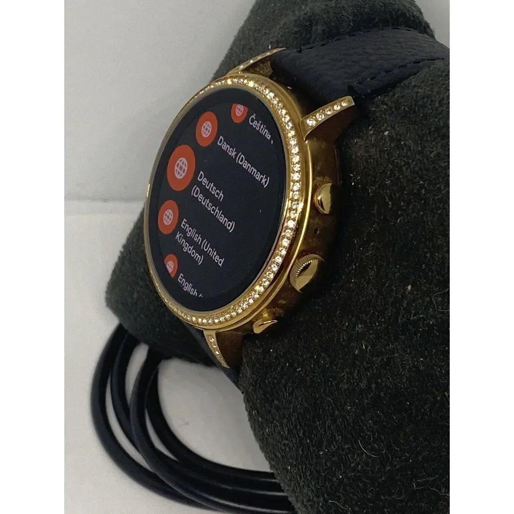 Fossil Gen 4 Authentic Digital Dial Smart Watch Custom Band FTW6015 AB431